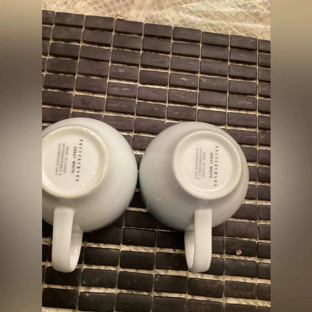 Crate & Barrel large cups